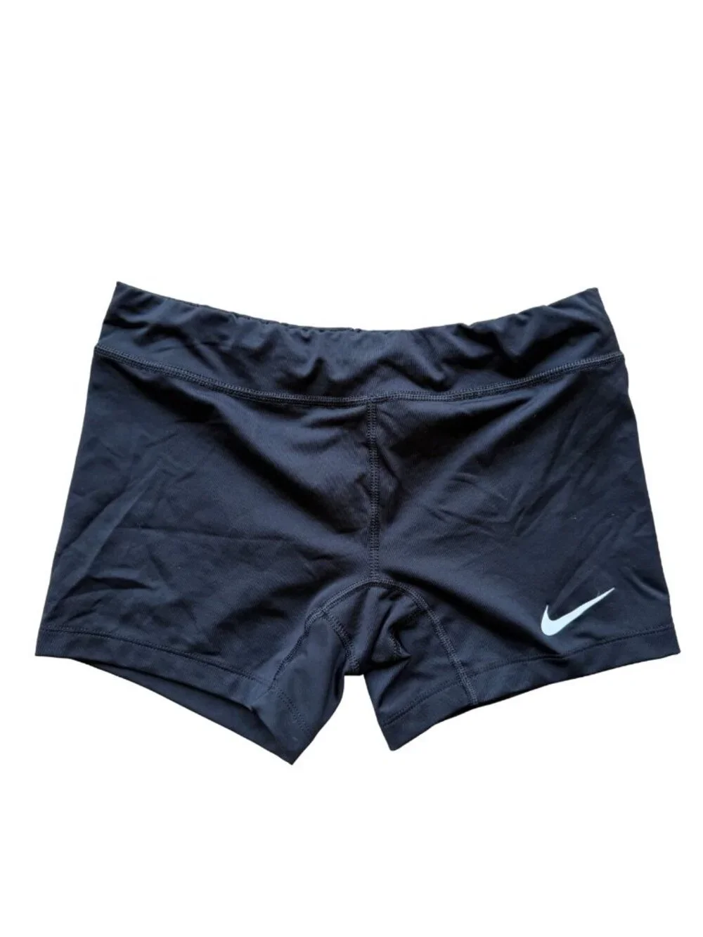 Nike Dri-FIT Running Workout Set Sports Bra + Shorts Black White – S/M